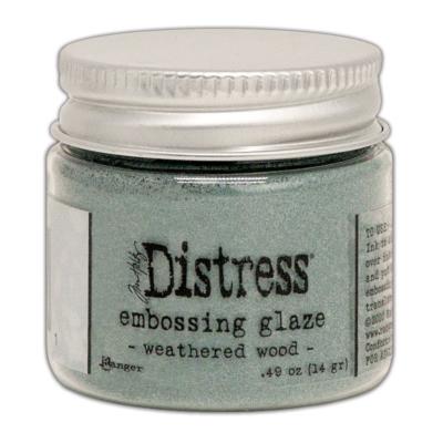 Distress Embossing Glaze Weathered wood