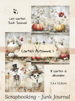 Cartes Junk Journal - Automne 1