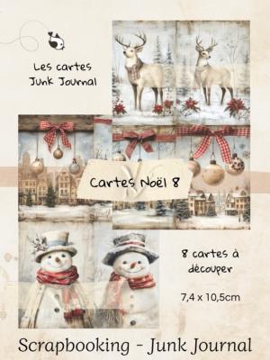 Cartes Junk Journal - Noël 8