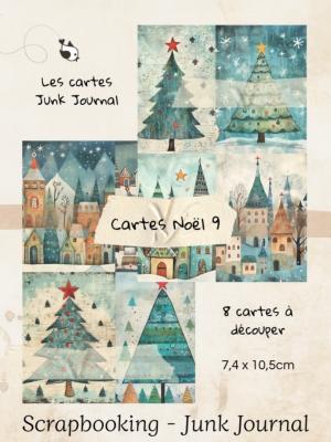 Cartes Junk Journal - Noël 9