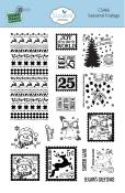 Comfy cozy Seasonal Postage - clear stamp
