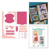 Cutting dies - Torn edges with tag