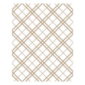 Hot foil Plates - Plaid tidings background