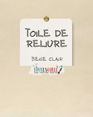 Toile de reliure - Beige clair