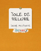 Toile de reliure - jaune moutarde