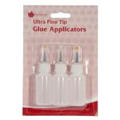 Ultra fine tip glue applicators