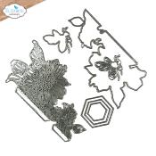 Memory Binder - Bee and flower accent