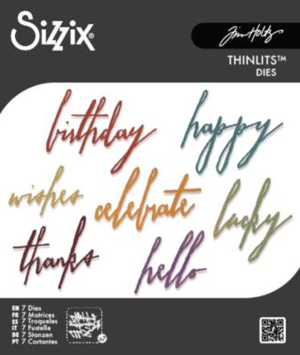 Thinlits - Handwritten Celebrate