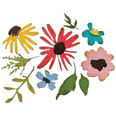 Thinlits - Floraison vault + gaufrage mini