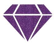 Izink Diamond 24 carats<br>Purple