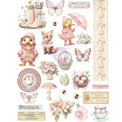 Rub on transfer sheet - Sweet spring