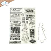 Getting festive - clear stamp + dies