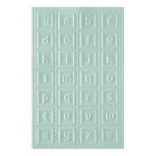 3D embossing folder - Baby blocks