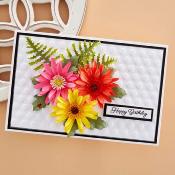 Cutting dies Gerber Daisy and ladybugs - Susan Tierney-Cockburn