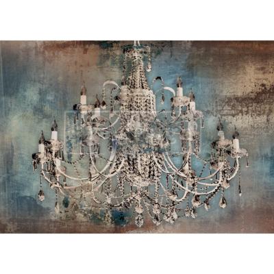 A1 Decoupage rice paper "Moody chandelier"