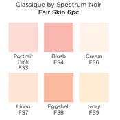 6 Spectrum Noir Classiques fair skin