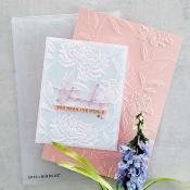 3D embossing folder - Beautiful blooms