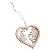 pendentif coeur 3 D avec paysage