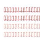 4 Fils de reliure corail 1,6cm The Cinch
