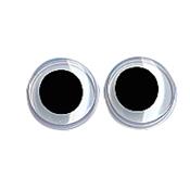 Yeux mobiles : ronds, 8mm