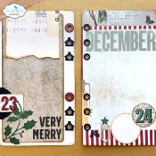 December day by day - clear stamp