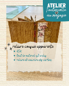 Atelier au Magasin - Reliure cousue apparente - 6 août 26