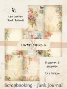 Cartes Junk Journal - Fleurs 2
