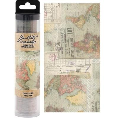 Collage paper travel Tim Holtz