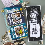 Cutting dies - Torn edges with tag