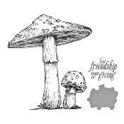 BetterPress plate - Mushroom duo