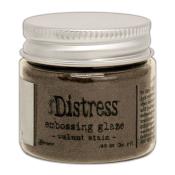 Distress Embossing Glaze Walnut stain