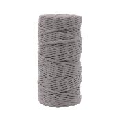 Fil à Macramé - Gris foncé - 3mm - 100m