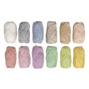 Fils de coton x12 - pastel