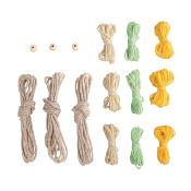 kit pour 3 arcs en ciel en macramé