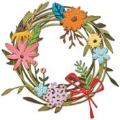 Thinlits "vault funky floral wreath" (couronne florale funky)