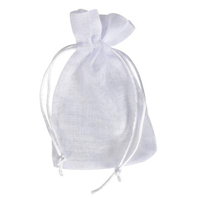 4 sachet en coton blanc