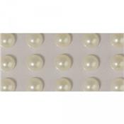 120 demi-perles crèmes 3mm