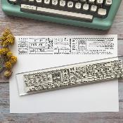 Tampon Frise ticket <br> Voyage Imaginaire