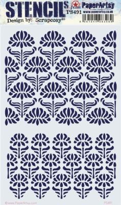 Pochoir PS491 by Scrapcosy - L