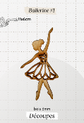 Découpe en bois - Ballerine #1