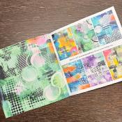 Mixe Media Art Papers - Colourscrapes - 20x20