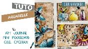 Tuto Aquarelle : mini moodboard cyclique