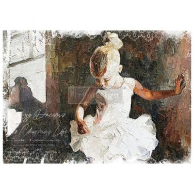 A1 Decoupage rice paper "Dancer"