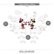 Cutting dies - Classic Mouse - Steamboat Willie duo