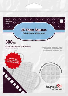 3D foam squares - SMALL - carrés de mousse adhésifs