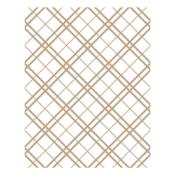 Hot foil Plates - Plaid tidings background
