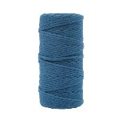 Fil  Macram - Bleu fonc - 3mm - 100m