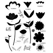 Catherine Pooler Stamps - Whimsy bloom #1