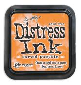 Distress Ink Carved pumpkin