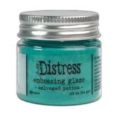 Distress Embossing Glaze Salvaged patina